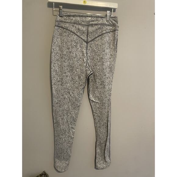 Gymshark Fleur Texture Knit Contour Seams Full Length Leggings - Size Medium - Picture 4 of 5